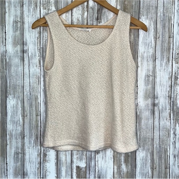 Blu Pepper Tops - Blu Pepper Cream Fuzzy Crop Tank